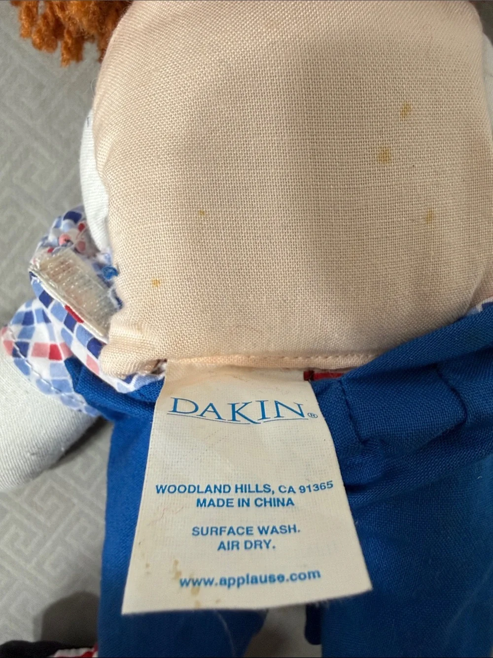 Vintage Dakin Raggedy Ann & Andy 85th Birthday Commemorative Plush Dolls Set 12”